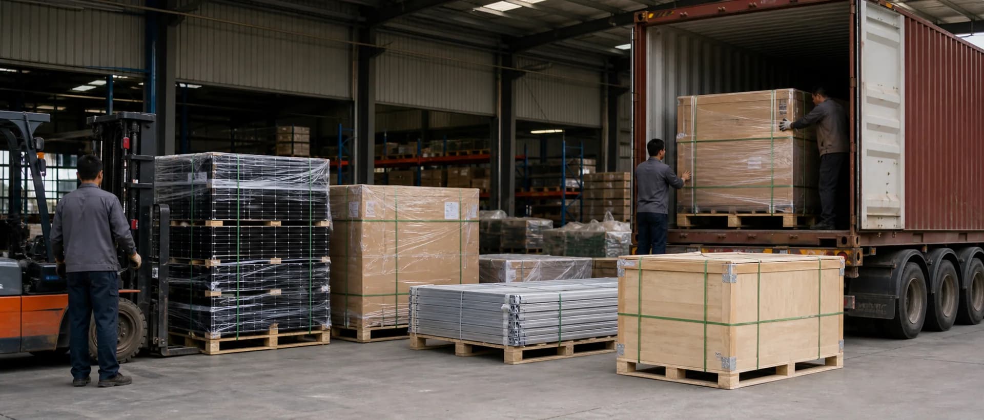 How to plan mixed-container solar shipments