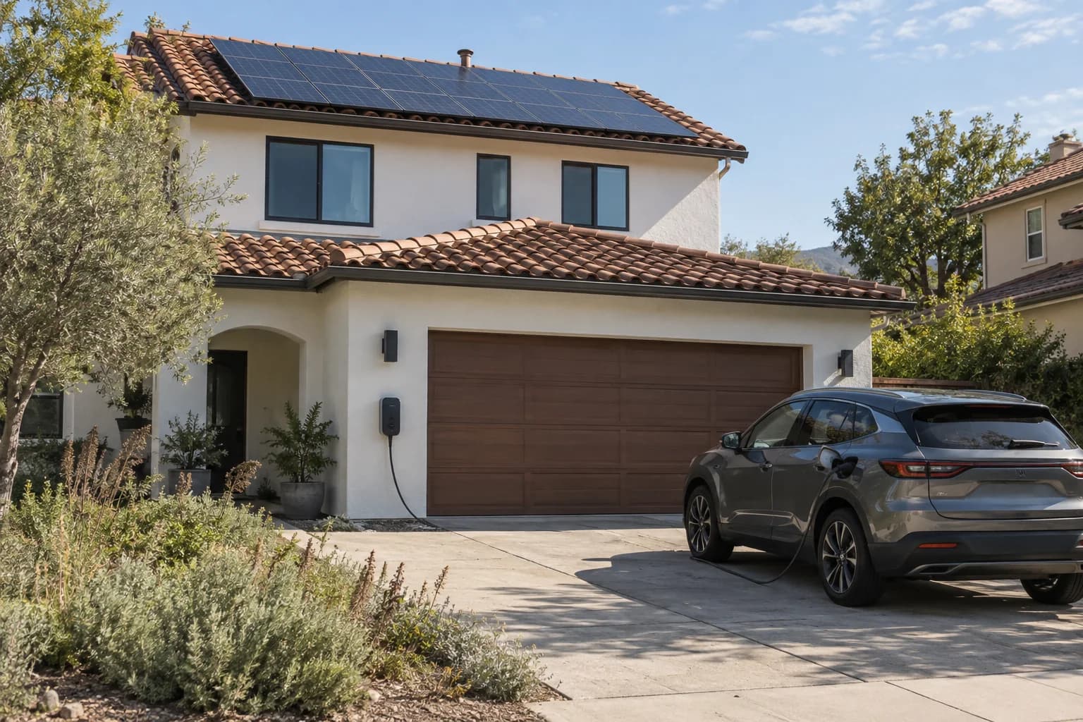 How to size solar panels, a home battery and an EV charger for a villa