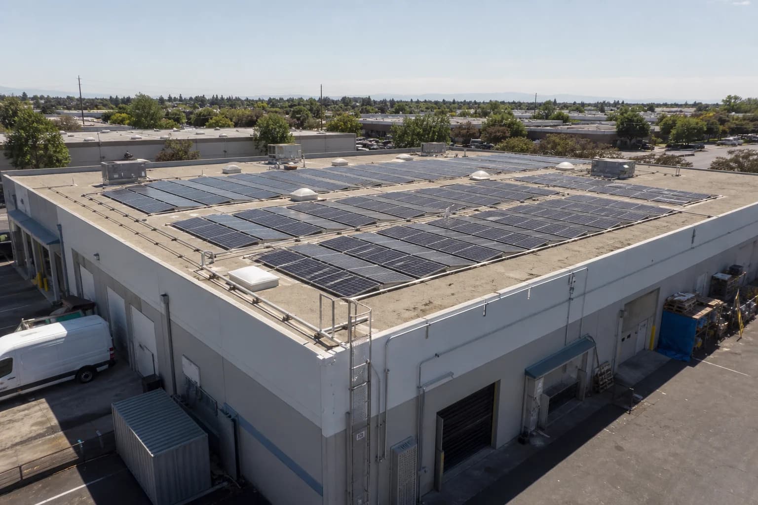 Illustrative visual for Commercial Rooftop Solar for a Local Warehouse — United States