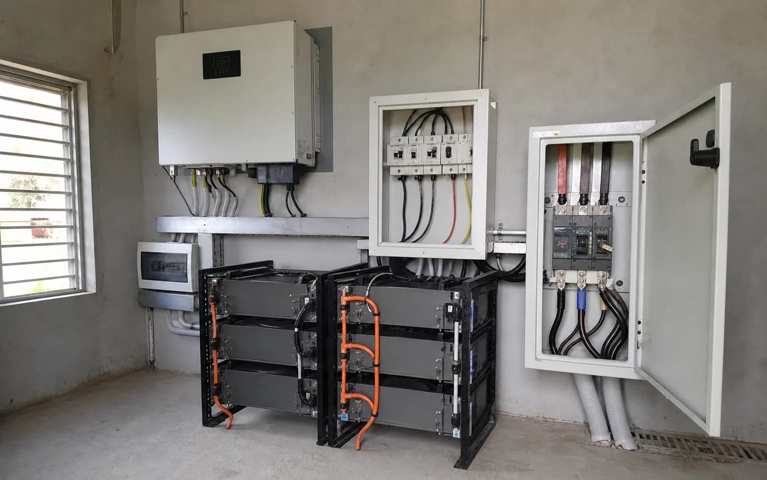 Illustrative equipment configuration for Small Processing Facility Solar Hybrid System — Nigeria