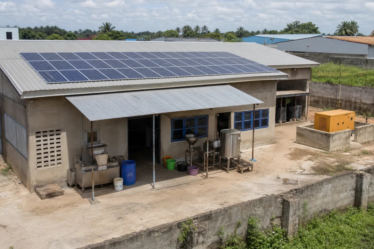 Illustrative Commercial Solar + Storage Hybrid application context