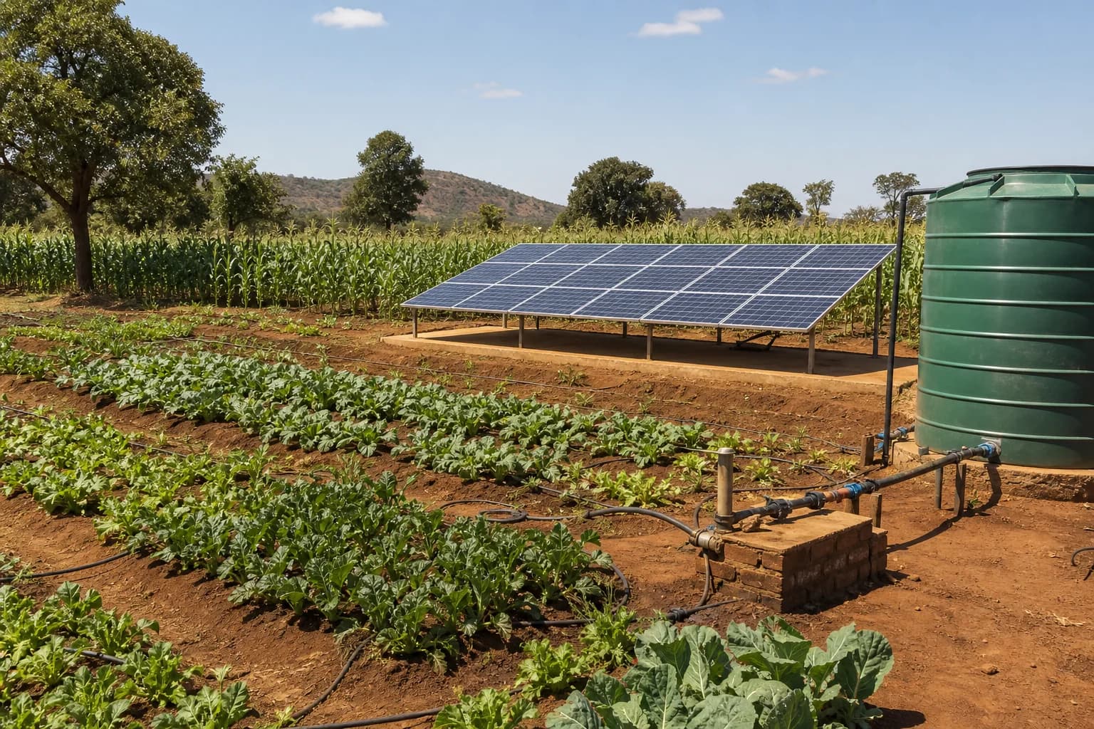 Solar Water Pumping + Agriculture