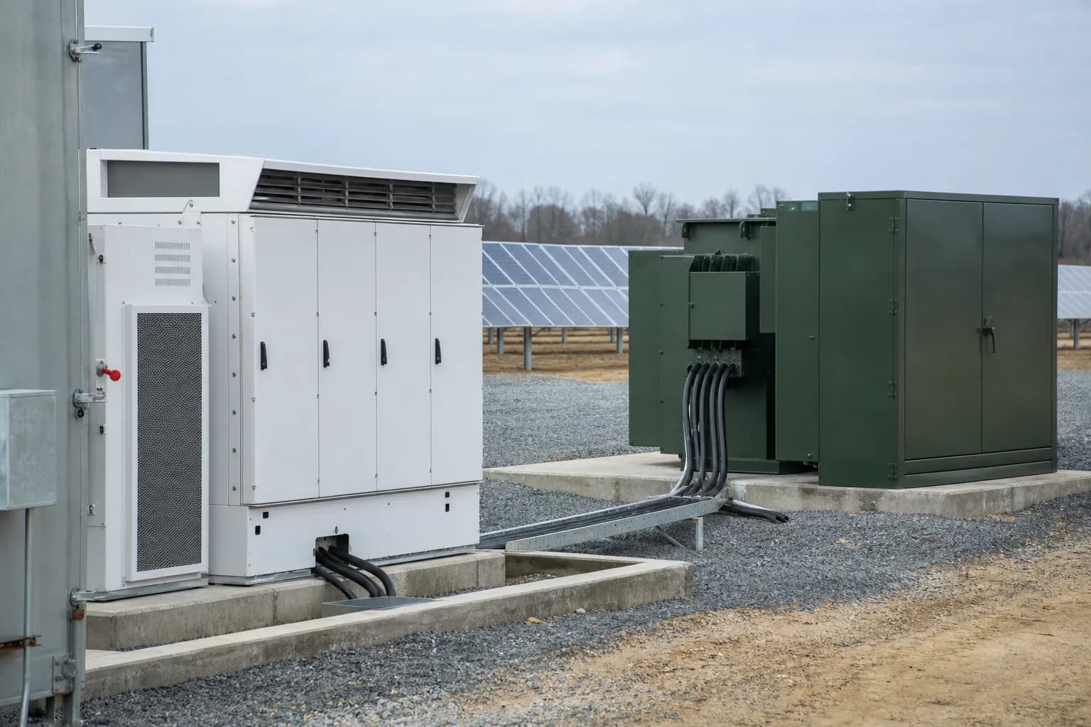 Illustrative equipment context for Utility Solar Procurement Package