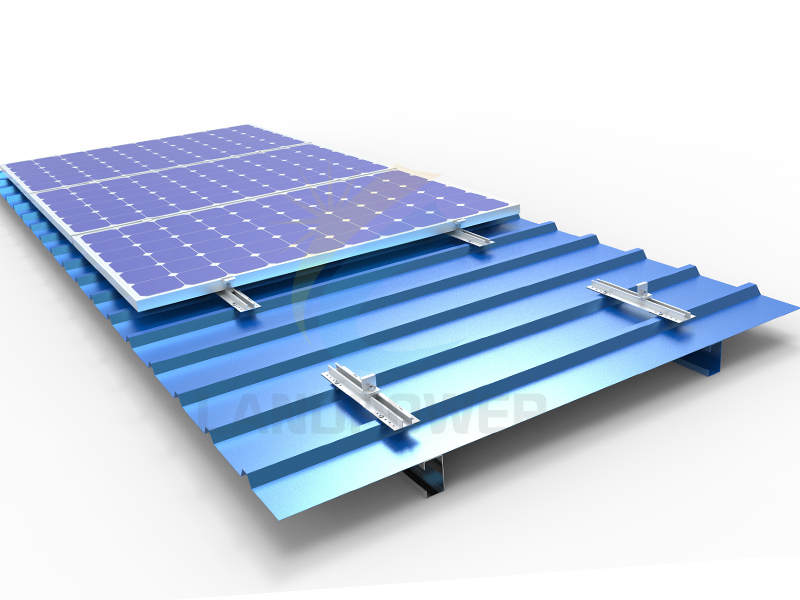 Mini Rail Metal Roof Solar Mounting