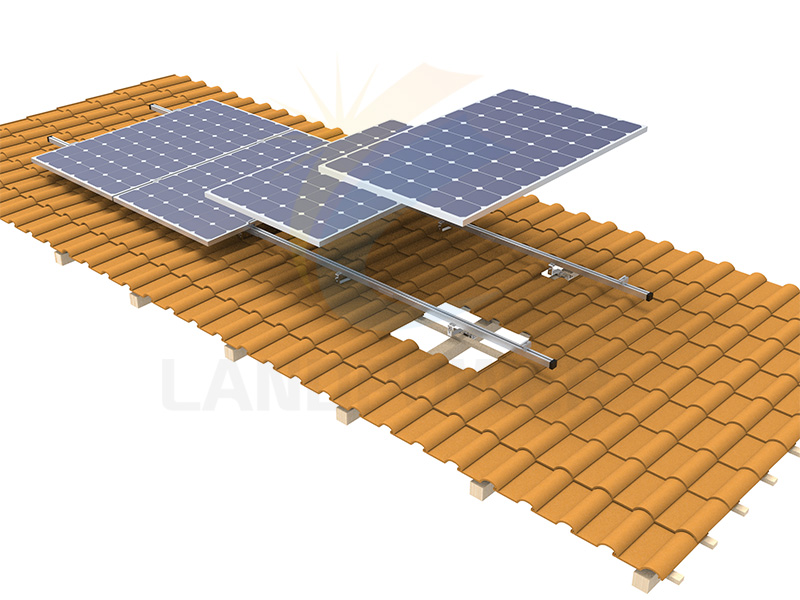 Tile Roof Mounting with 40*40 Rail