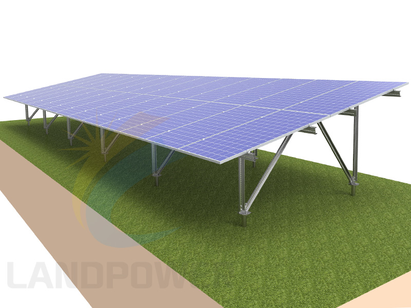 Ground Screw Steel Mounting Structure