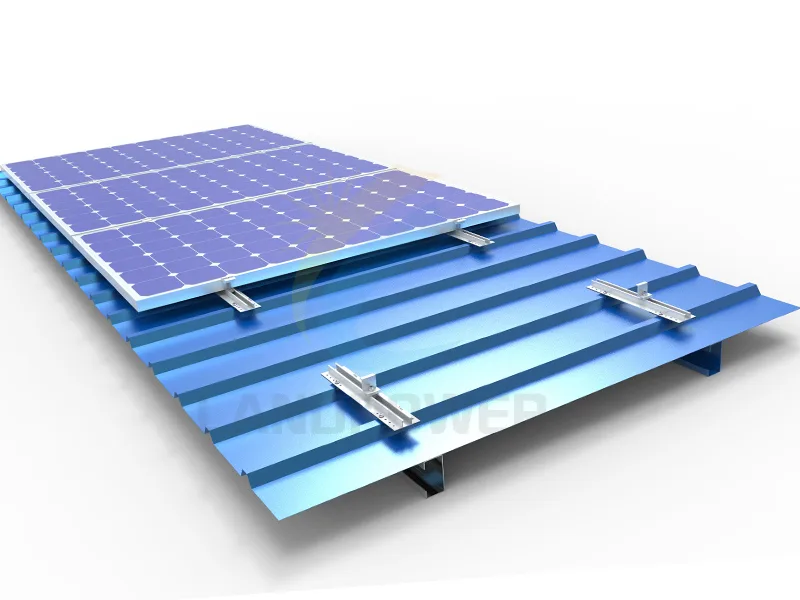 Mini Rail Metal Roof Solar Mounting