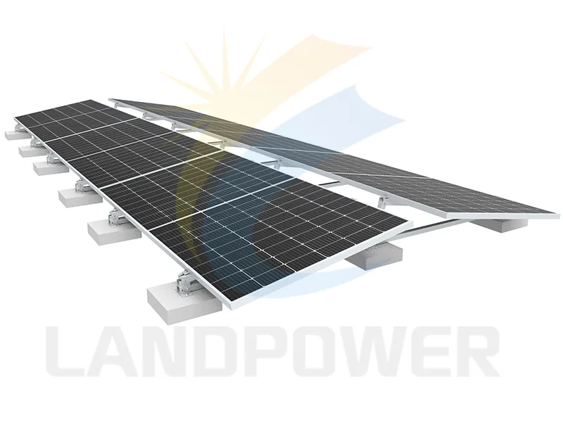 Flat Roof Ballast Solar Mounting for Large Solar Panel