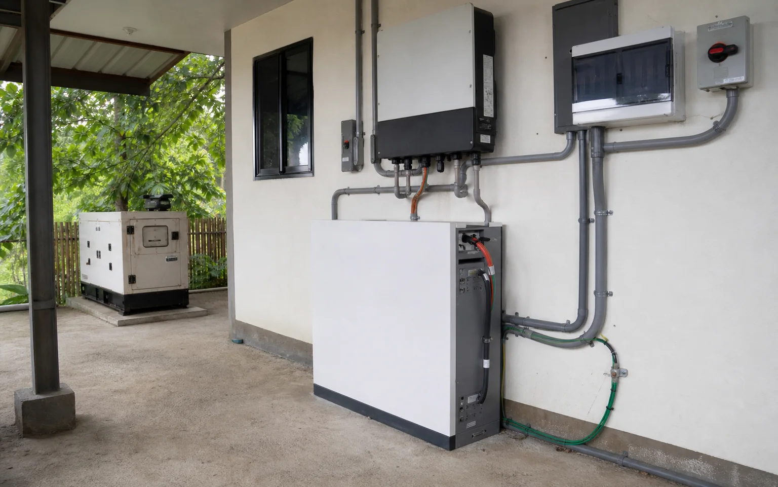 Island Guesthouse Solar + Storage System — Philippines equipment detail