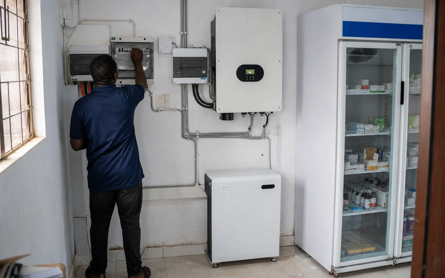 Pharmacy Solar + Storage Backup — Nigeria equipment detail