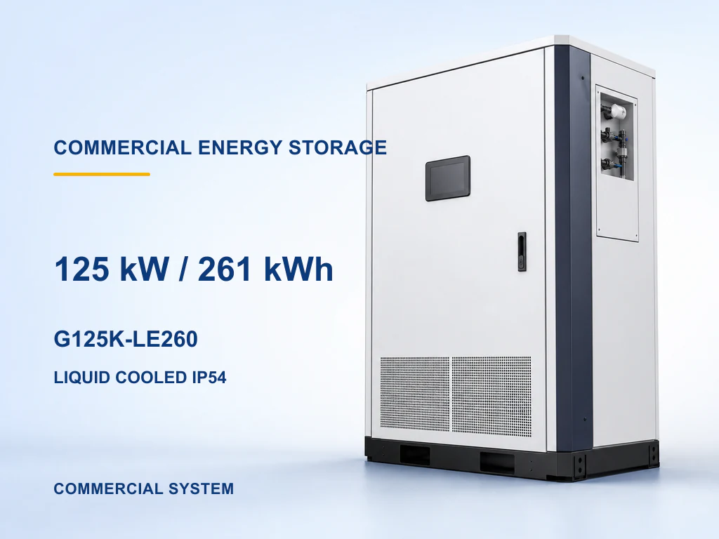 G125K-LE260 125kW / 261kWh Liquid-Cooled Energy Storage Cabinet product image